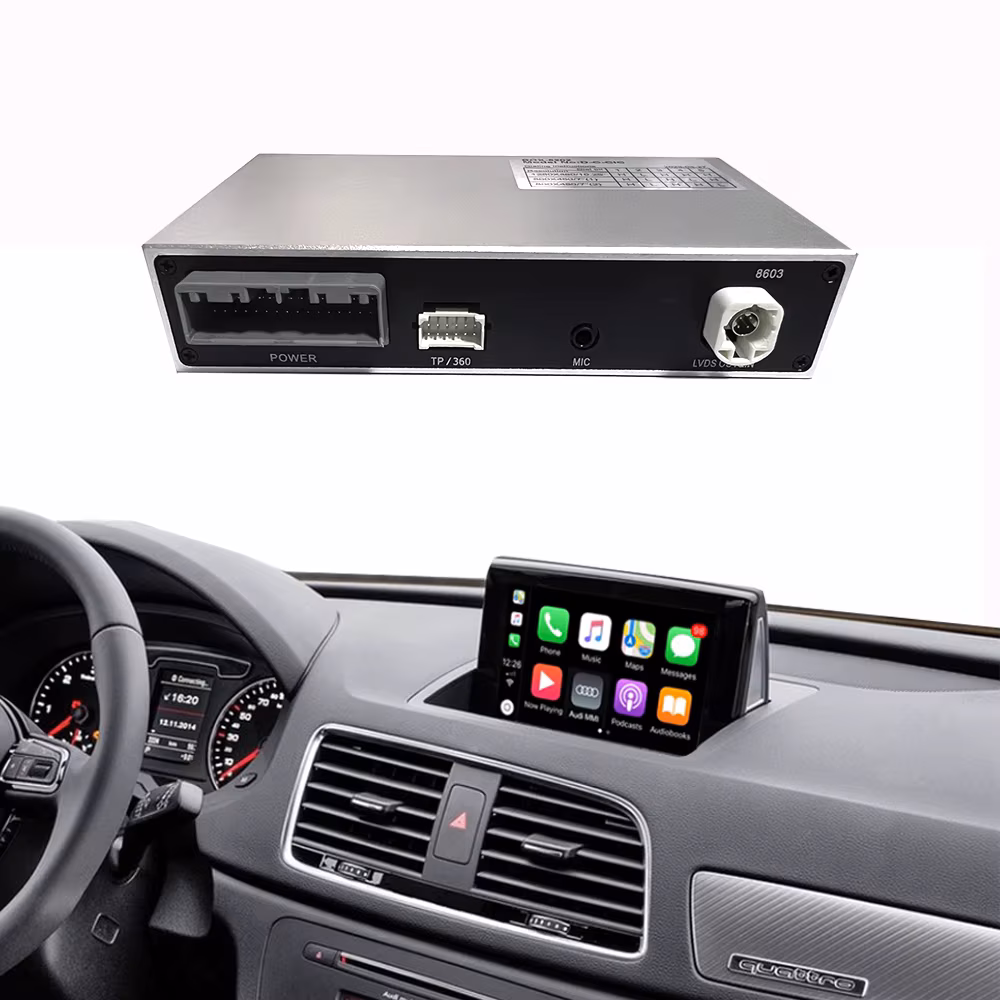 Audi Q3 RSQ3 Kablosuz CarPlay &Android Auto Geri Görüş Kamerası Entegrasyon Kiti