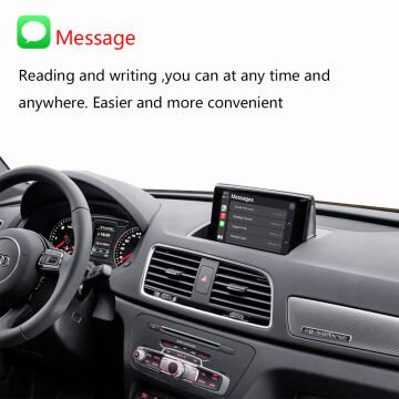 Audi Q3 RSQ3 Kablosuz CarPlay &Android Auto Geri Görüş Kamerası Entegrasyon Kiti
