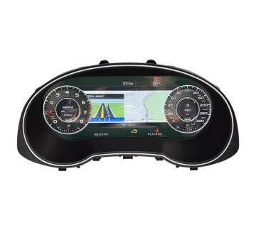 Audi Q3 2013 - 2017 Hayalet Ekran LCD ekran Linux sistemi Km Göstergesi Carplay & Android Auto