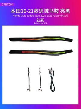 Honda Civic Fc5 Trim Ambiyans Ortam Aydınlatması 2016-2021 22 Led Ek Orta Panel