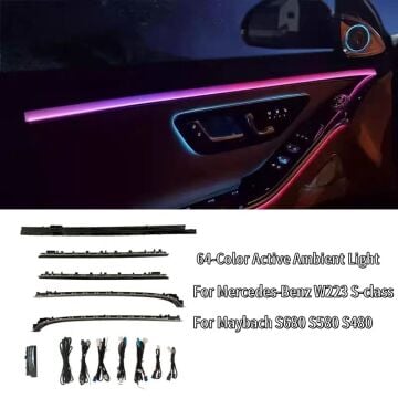 Mercedes S Class W223 2021-2023 Short Trim Ambiyans Ortam Aydınlatması